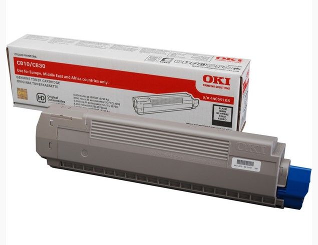 foto del prodotto oki c810 830 toner nero 8k