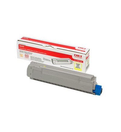 foto del prodotto oki c8600 8800 toner giallo