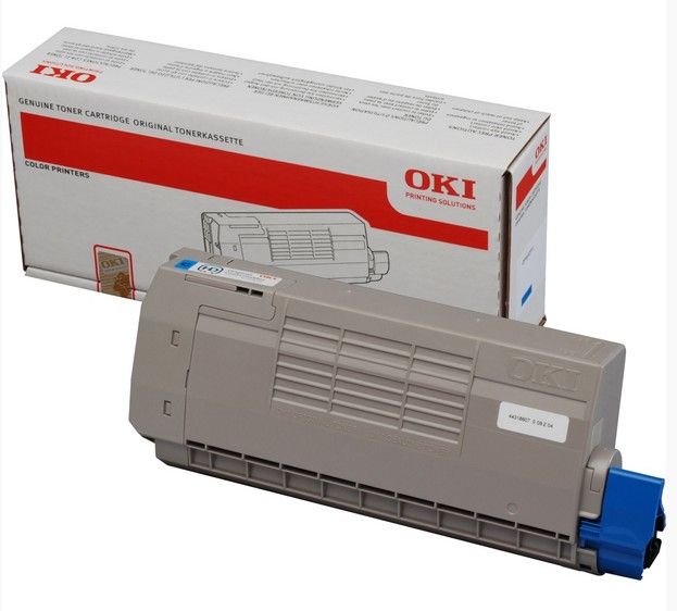 foto del prodotto oki cyan toner cartridge originale ciano