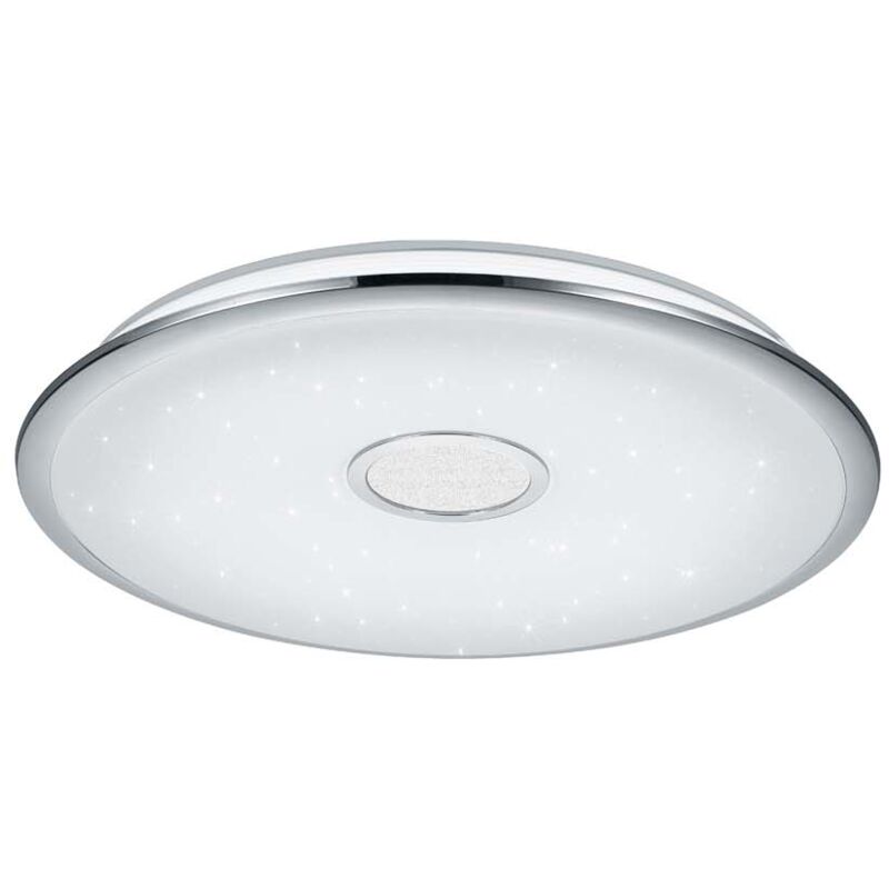 foto del prodotto okinawa plafoniera led rotonda effetto cielo stellato c.telecom. da 3.000k a 5.500k d. 65cm
