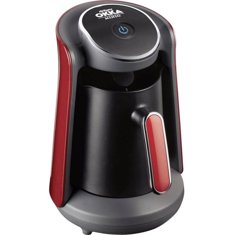 foto del prodotto okka minio caffettiera elettrica nero, rosso arzum