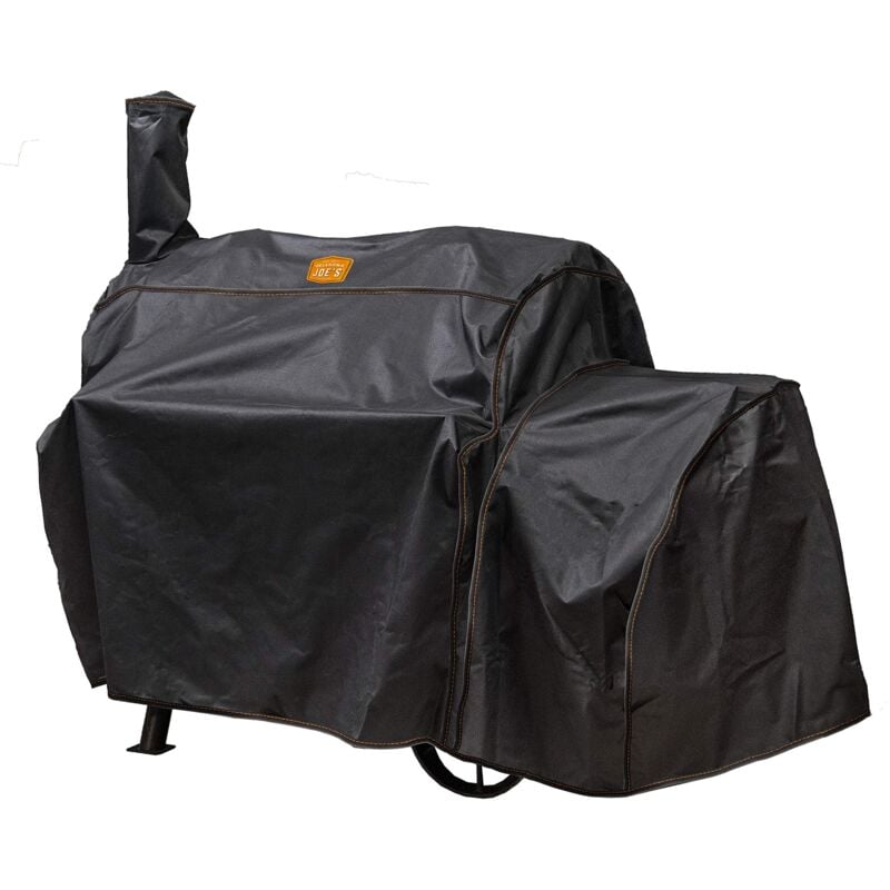 foto del prodotto oklahoma joe s highland offset copertura per affumicatore, colore nero