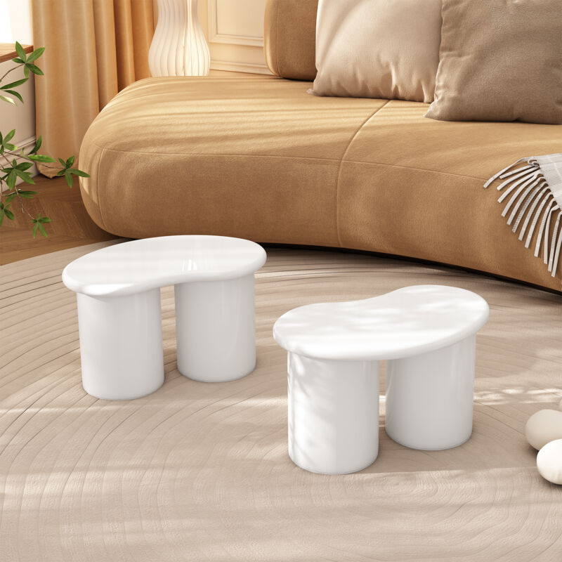 foto del prodotto okwish - banca non regolare, 2 piccole borse, 164224,5 cm, banca non regolare couchtisch