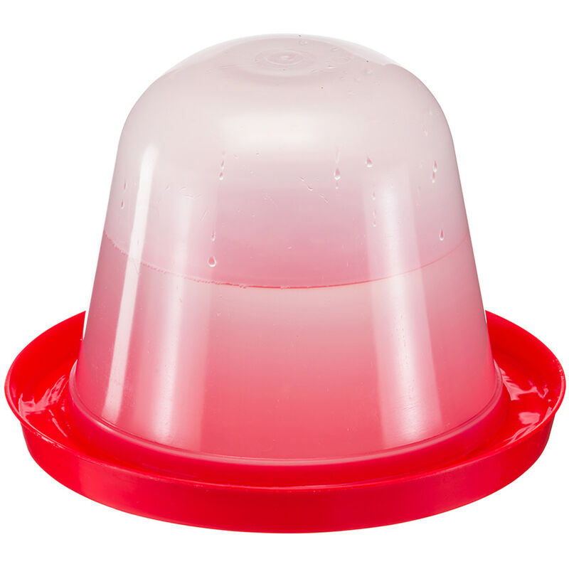 foto del prodotto olbia 3 abbeveratoio per galline e pulcini. variante olbia 3 misure 27 x h 20 cm 3 l rosso ferplast