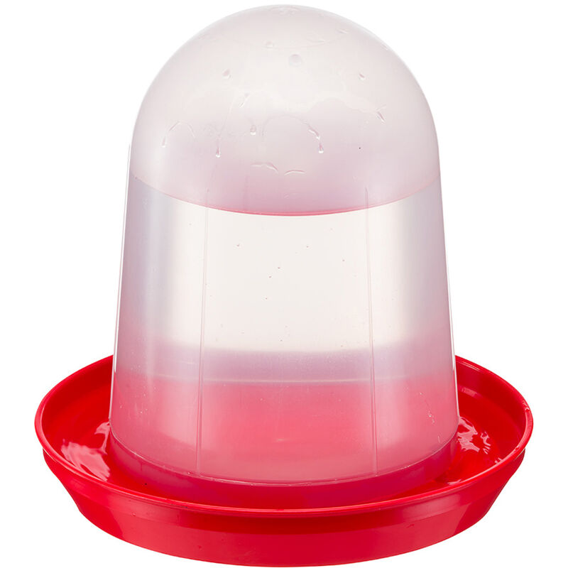 foto del prodotto olbia 4 abbeveratoio per galline e pulcini. variante olbia 4 misure 28 x h 29 cm 5 l rosso ferplast