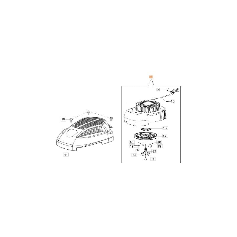 foto del prodotto oleo mac avviamento tagliaerba modelli g53pk g53tk originale oleomac l66150248