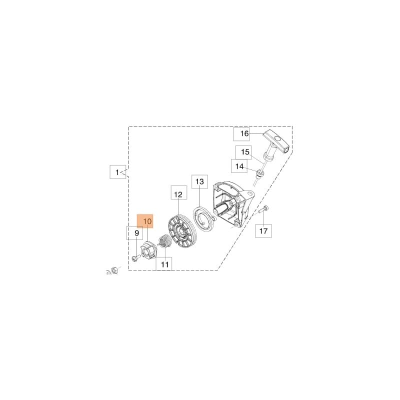 foto del prodotto oleo mac rocchetto decespugliatore modelli bc350s bc400s bc380t 61350204ar oleomac