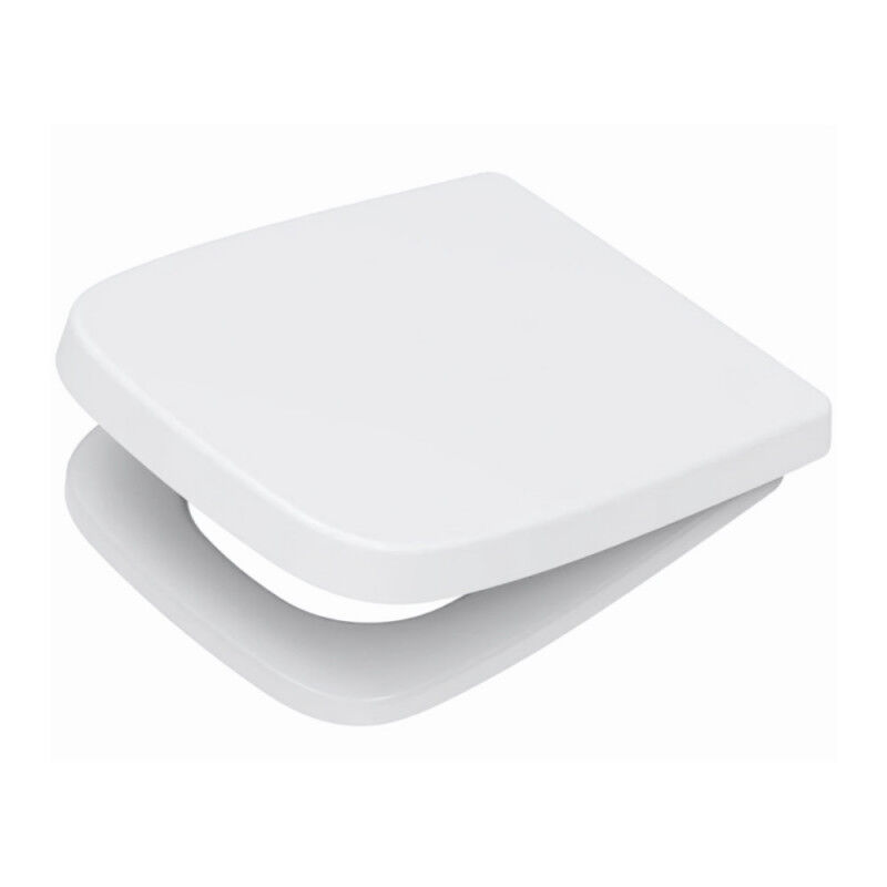 foto del prodotto olfa sedile per wc quadrato thermodur modello quadri, bianco