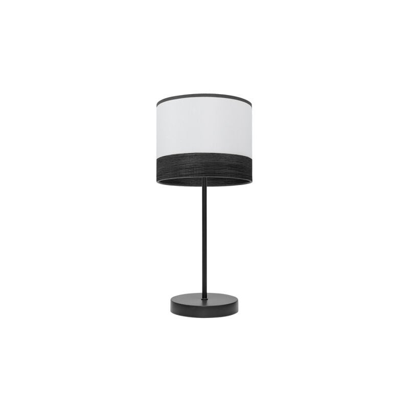 foto del prodotto olga lampada da tavolo 1xe14 nero bianco nero mad.black 42x18x18 cm