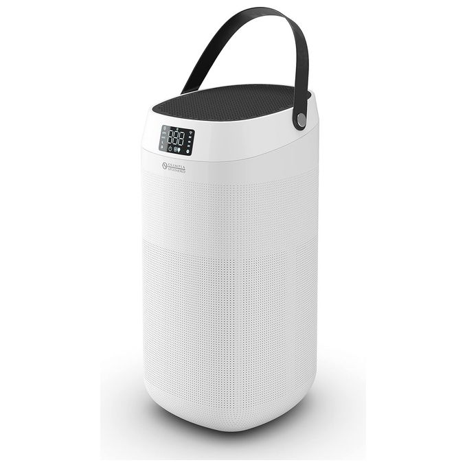 foto del prodotto olimpia splendid aura care purificatore d aria per ambienti fino a 45 m , tripla filtrazione con hepa 13, uv-c e carboni attivi, 50 db, ionizzatore, display touch e spia saturazione filtro, bianco