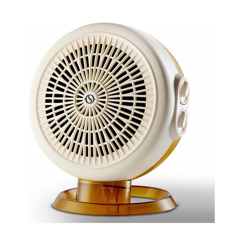foto del prodotto olimpia splendid caldo circle ion termoventilatore ceramico da pavimento, potenza 2200w, 2 livelli di calore, termostato regolabile, funzione