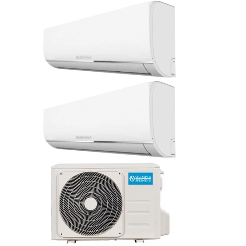 foto del prodotto olimpia splendid climatizzatore condizionatore dual split inverter serie nexya s4 9 9 con os cemyh14ei r 32 wi fi integrato 9000 9000
