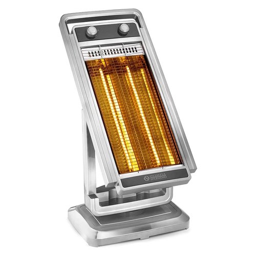 foto del prodotto olimpia splendid solaria carbon riscaldatore di ambienti elettrico alogeno argento 1100 w