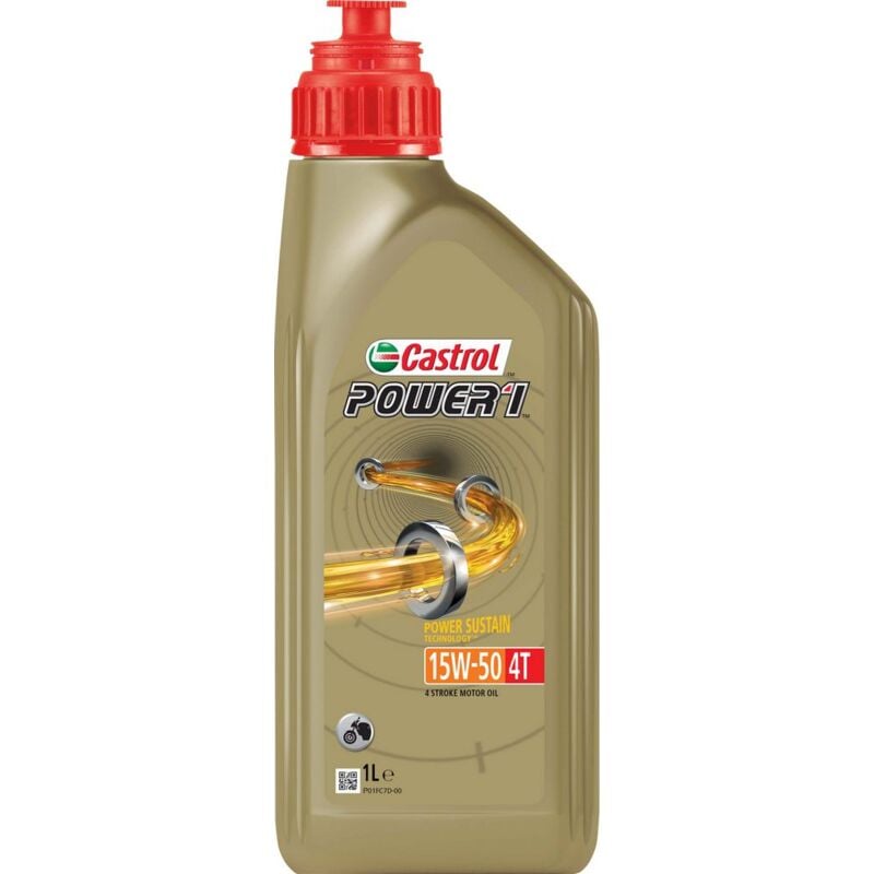foto del prodotto olio castrol power 1 4t 15w 50 1lt