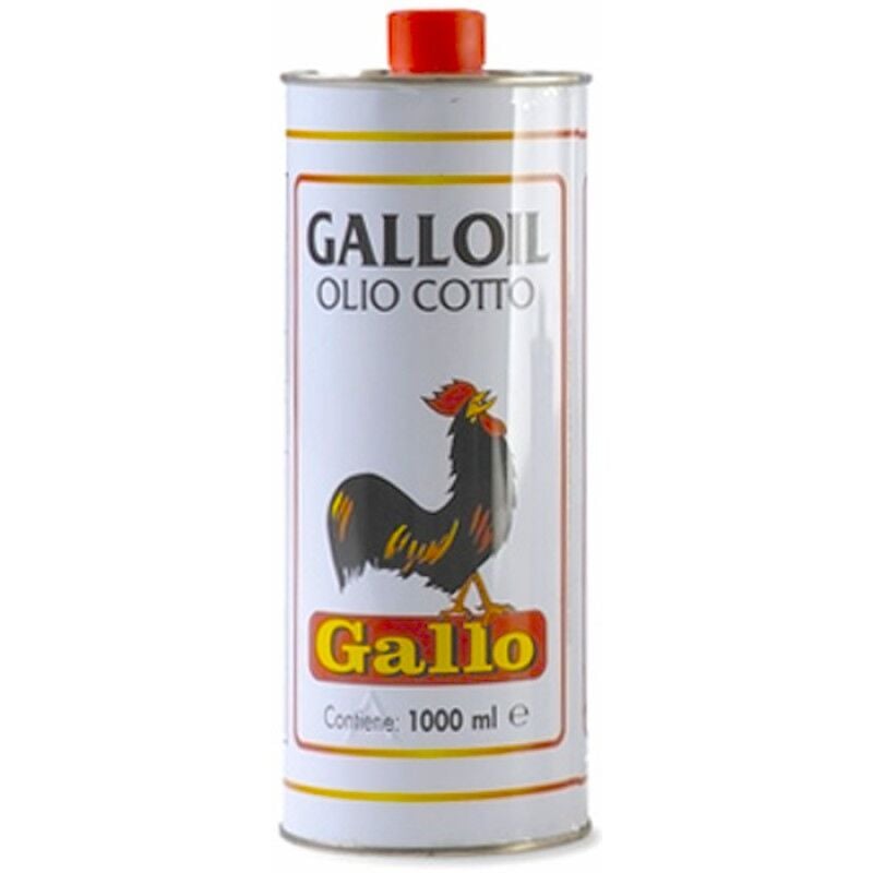 foto del prodotto olio di lino cotto galloil incolore trasparente 1 litro