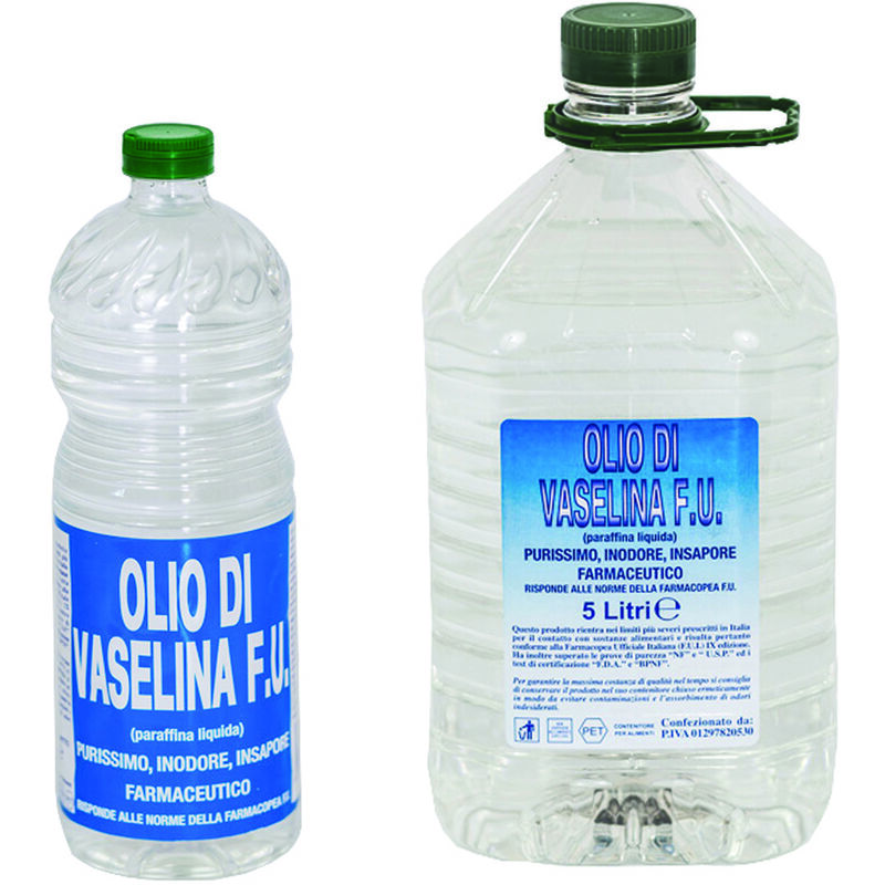 foto del prodotto olio di vasellina farmaceutico f.u. lt.5 in flacone