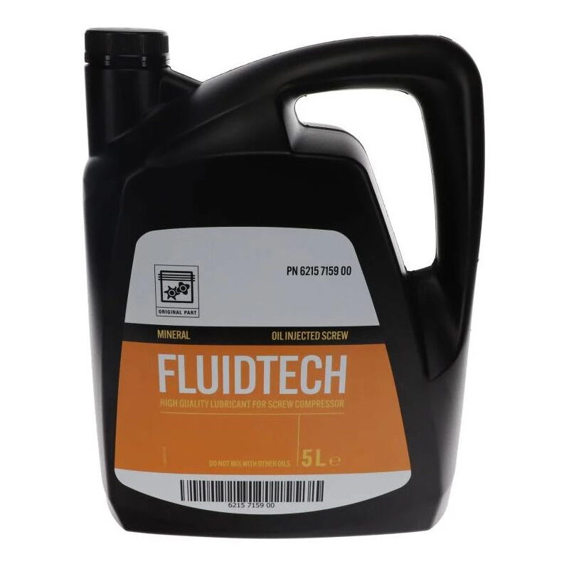 foto del prodotto olio fluidtech lt. 5 per compressori a vite abac balma ceccato fiac