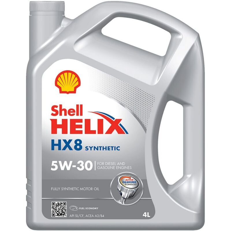 foto del prodotto olio hellix hx8 lubrificante sintetico 4l 5w30 per motori benzina e diesel