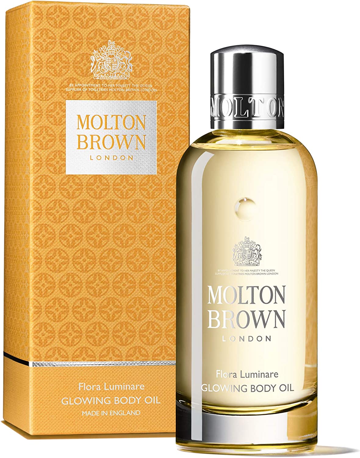 foto del prodotto olio idratante molton brown flora luminare olio corpo illuminante 100