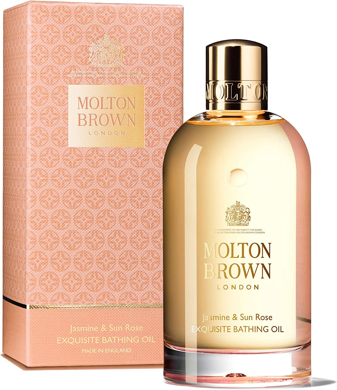 foto del prodotto olio idratante molton brown jasmine sun rose olio bagno 200 ml
