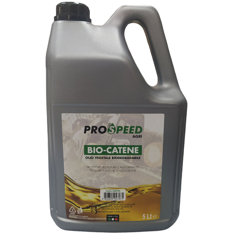 foto del prodotto olio lubrificante catene catena motosega 5lt vegetale biodegradabile prospeed