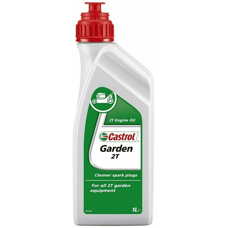 foto del prodotto olio lubrificante motore a miscela semisintetico castrol garden 2t per motosega e decespugliatore 1 lt