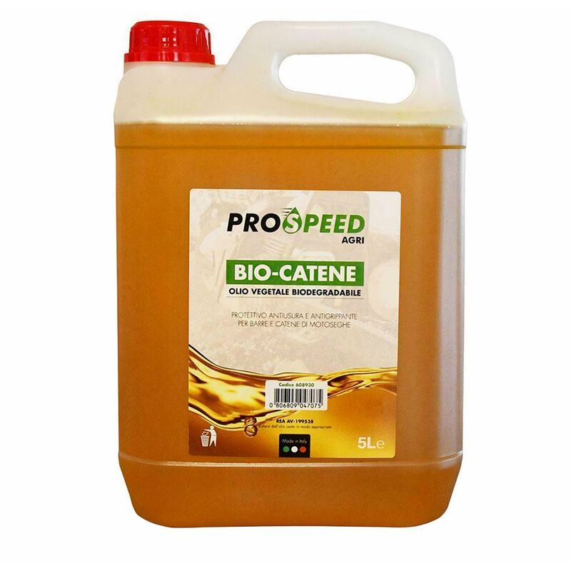 foto del prodotto olio lubrificante per catena motosega antiruggine e professionale 5 litri