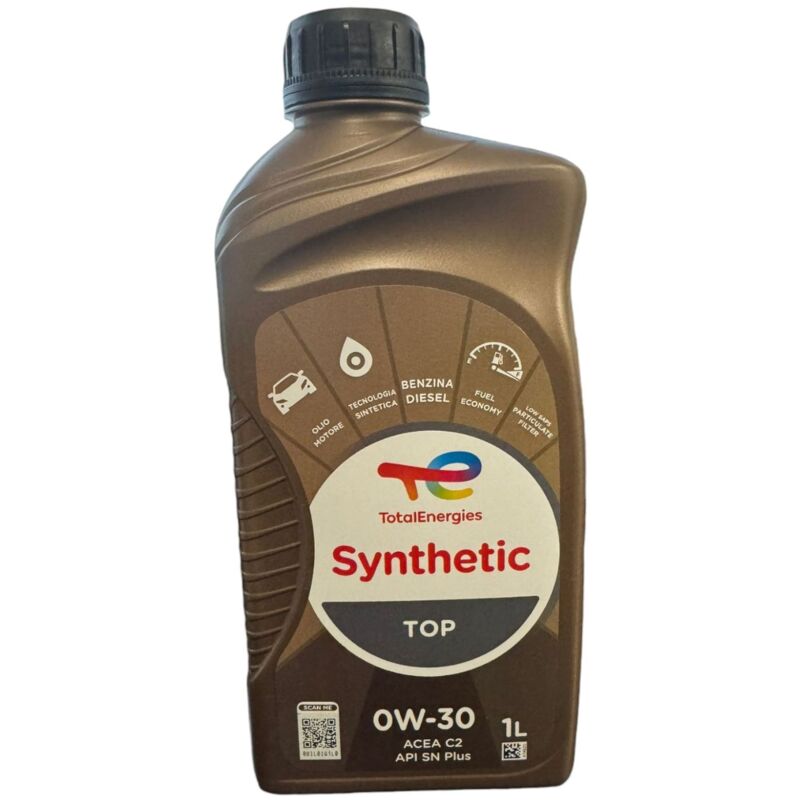 foto del prodotto olio lubrificante total sintetico top 0w30 lt.1