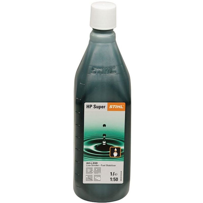 foto del prodotto olio miscela stihl hp super 1 litro motori 2 tempi motosega decespugliatore