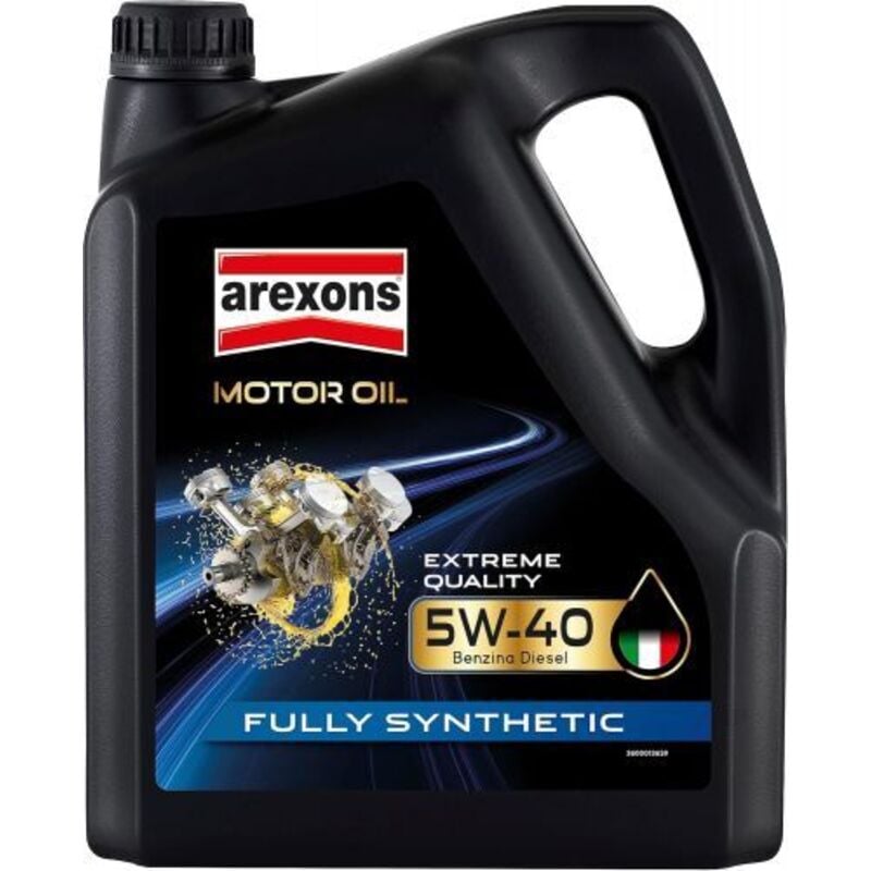foto del prodotto olio motore arx 5w40 4lt lubrificante sintetico arexons