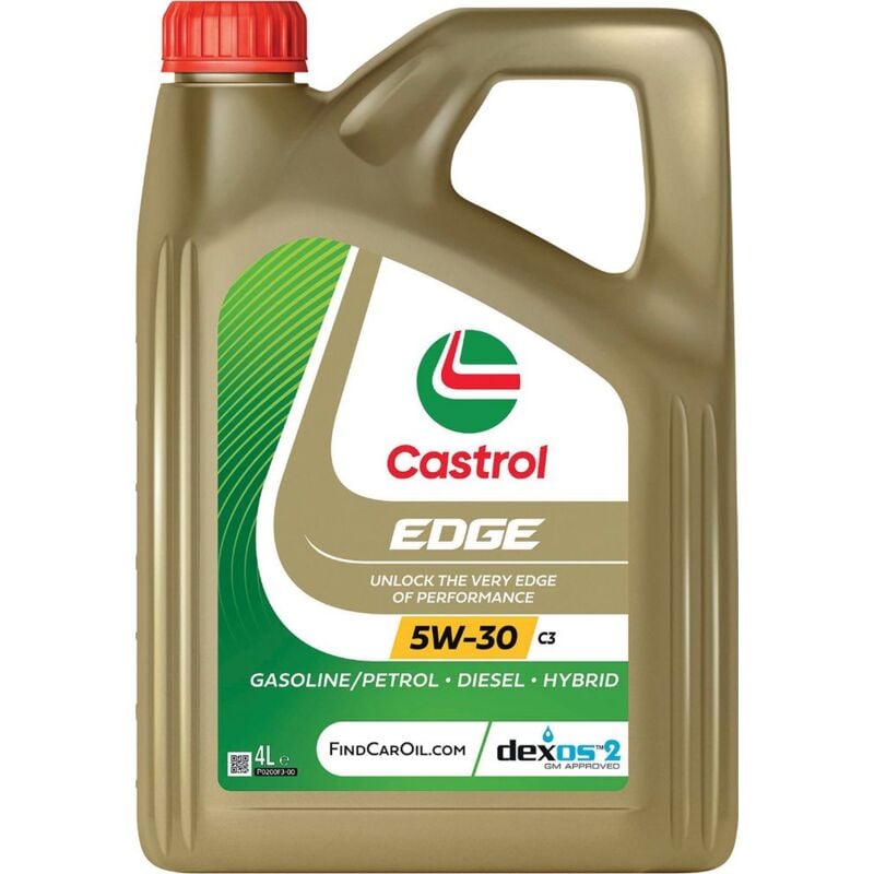 foto del prodotto olio motore auto edge 5w30 titanium 4l lubrificante oil