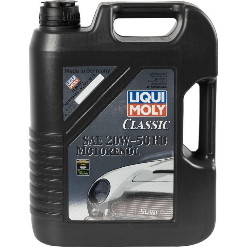 foto del prodotto olio motore classic sae 20w 50 hd 5l