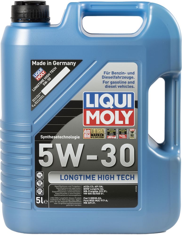 foto del prodotto olio motore longtime high tech 5w 30 5l