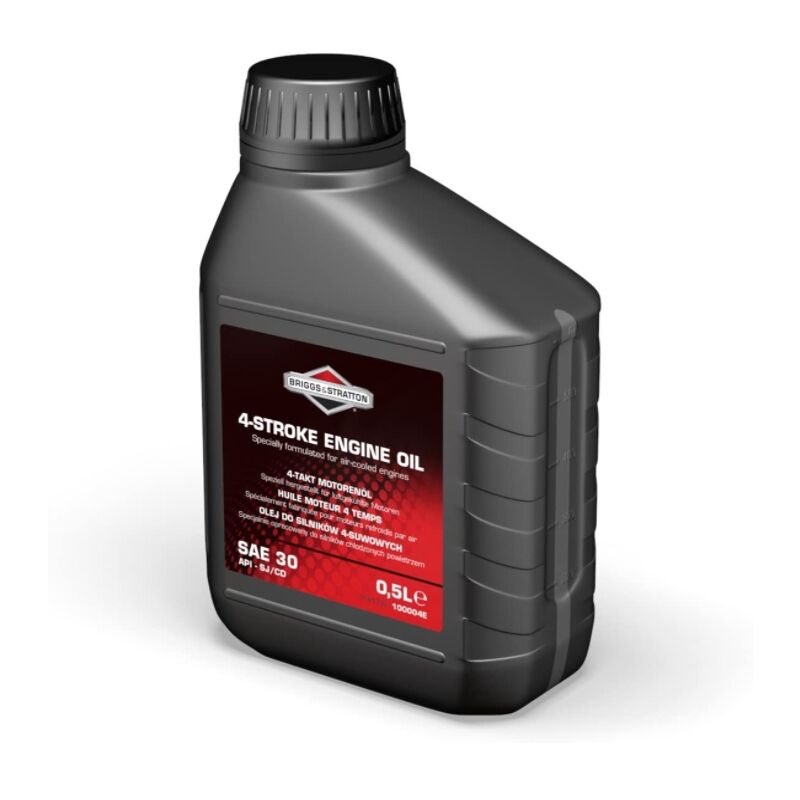 foto del prodotto olio motore lubrificante 4 tempi sae30 500 ml briggs stratton 100004e