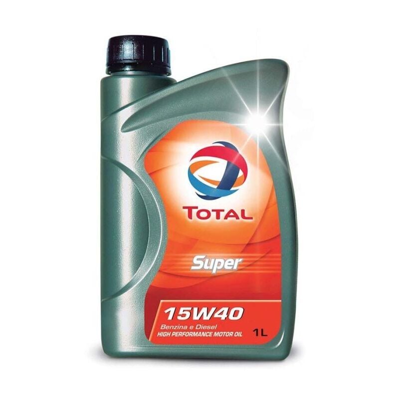 foto del prodotto olio motore lubrificante total super 15w40 lt.1