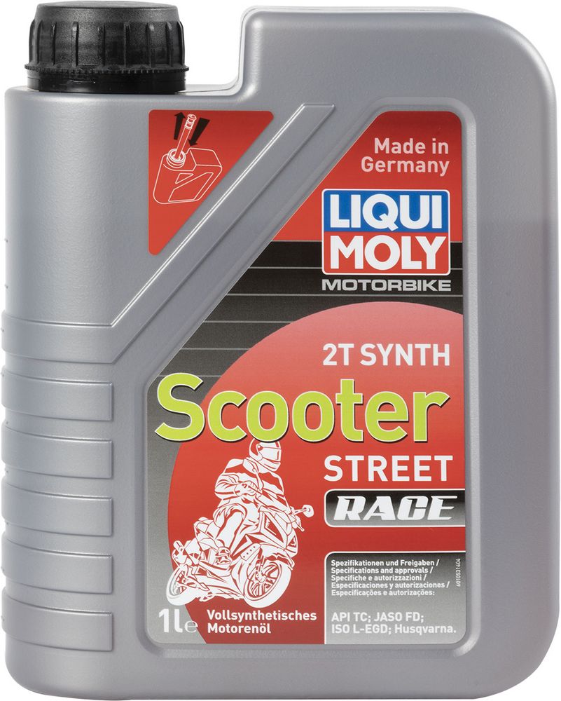 foto del prodotto olio motore motorbike 2t synth scooter street race 1l