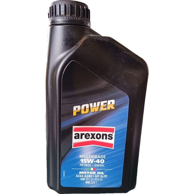 foto del prodotto olio motore power arexons petronas multigrade 15w 40 motori benzina e diesel 1l