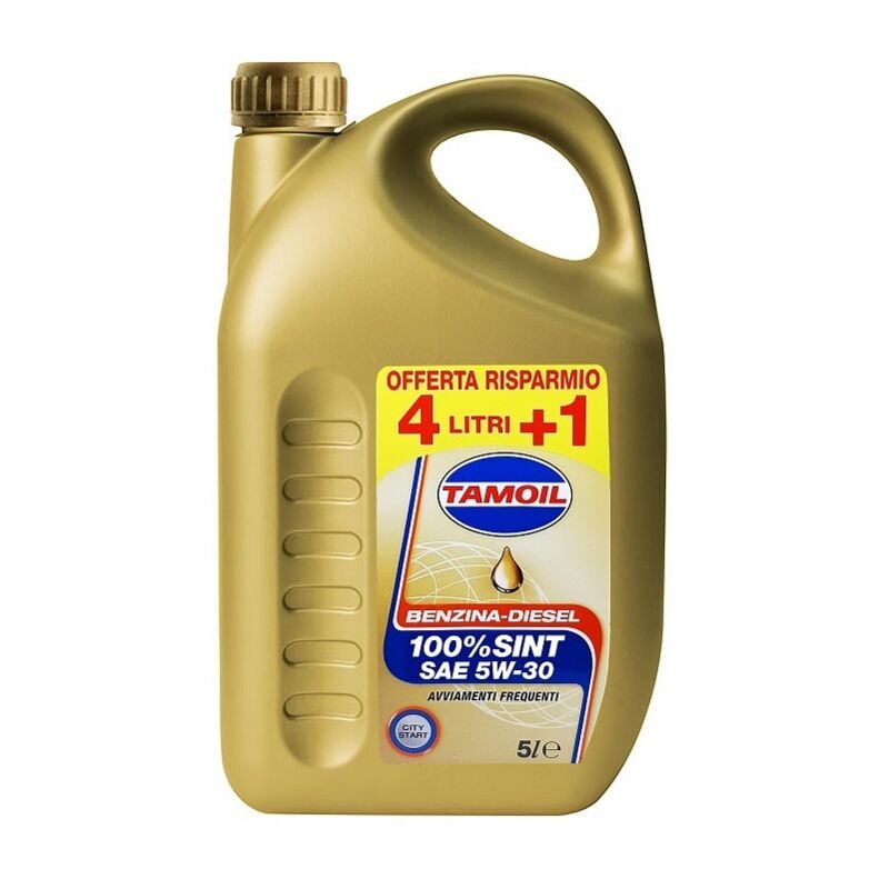 foto del prodotto olio motore tamoil city start 5w 40 5l b d