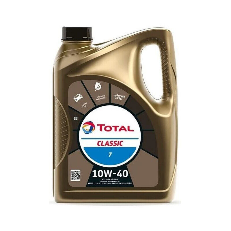 foto del prodotto olio motore total classic 7 10w 40 4l a3 b4