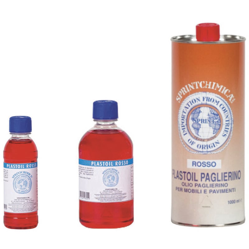 foto del prodotto olio paglierino rosso per mobili lt.0,5 colore rosso in flacone