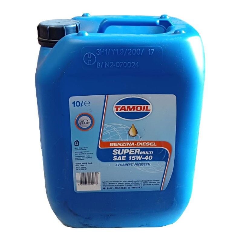 foto del prodotto olio per auto tamoil city start 15w40 10 litri 22401