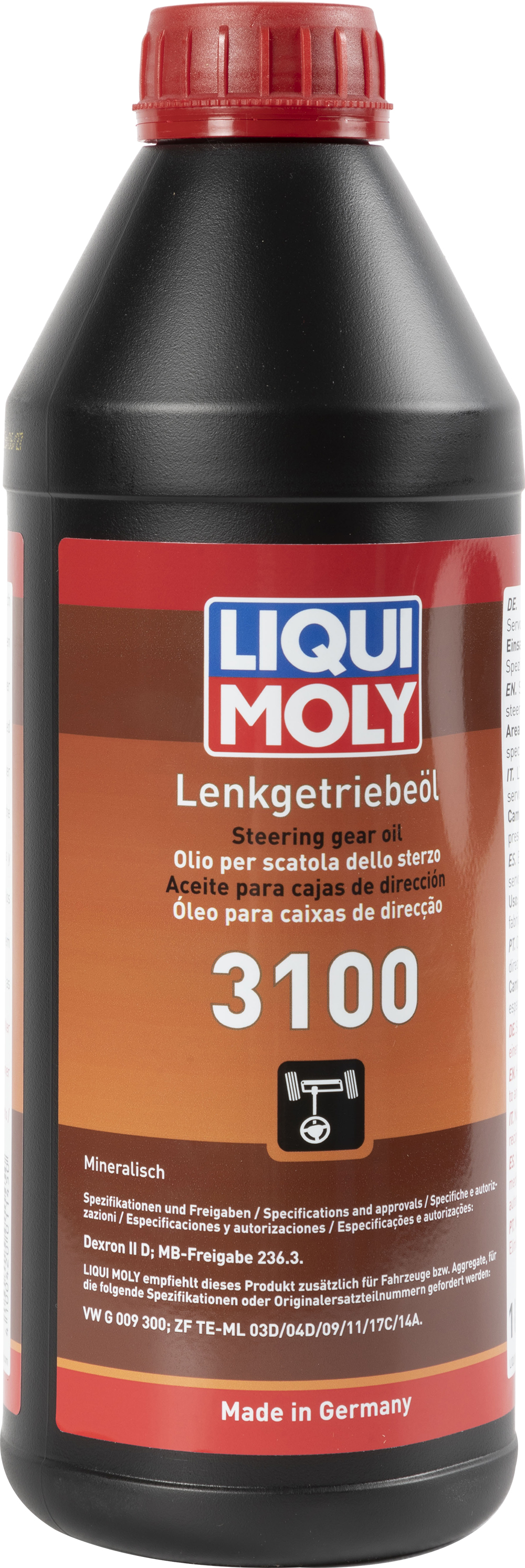foto del prodotto olio per scatola dello sterzo 3100 1l