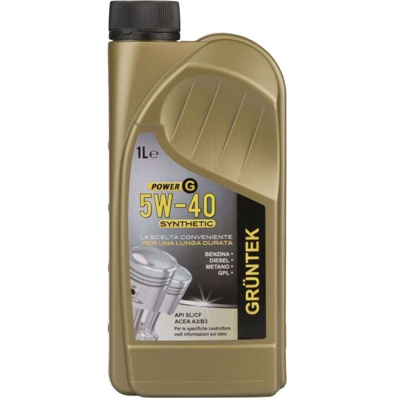foto del prodotto olio power g sintetico 1l 5w40 per motori diesel benzina gpl