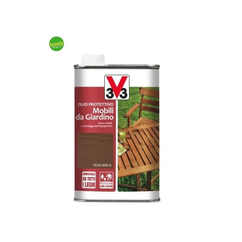 foto del prodotto olio protettore esterni v33 1l teck-miele