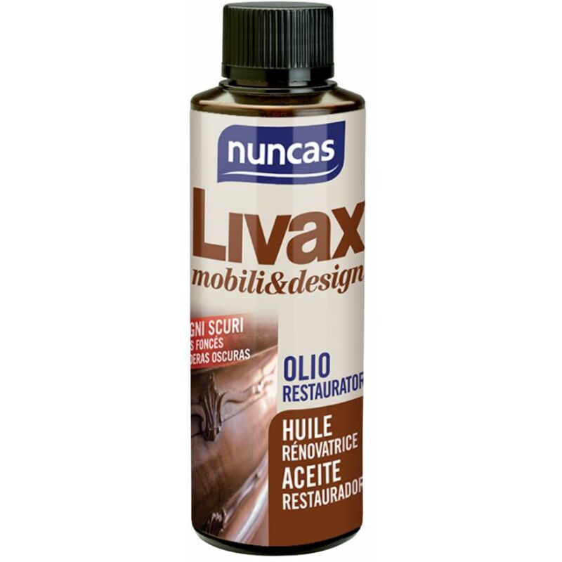 foto del prodotto olio restauratore noce scuro 120ml nuncas impregnante mobili