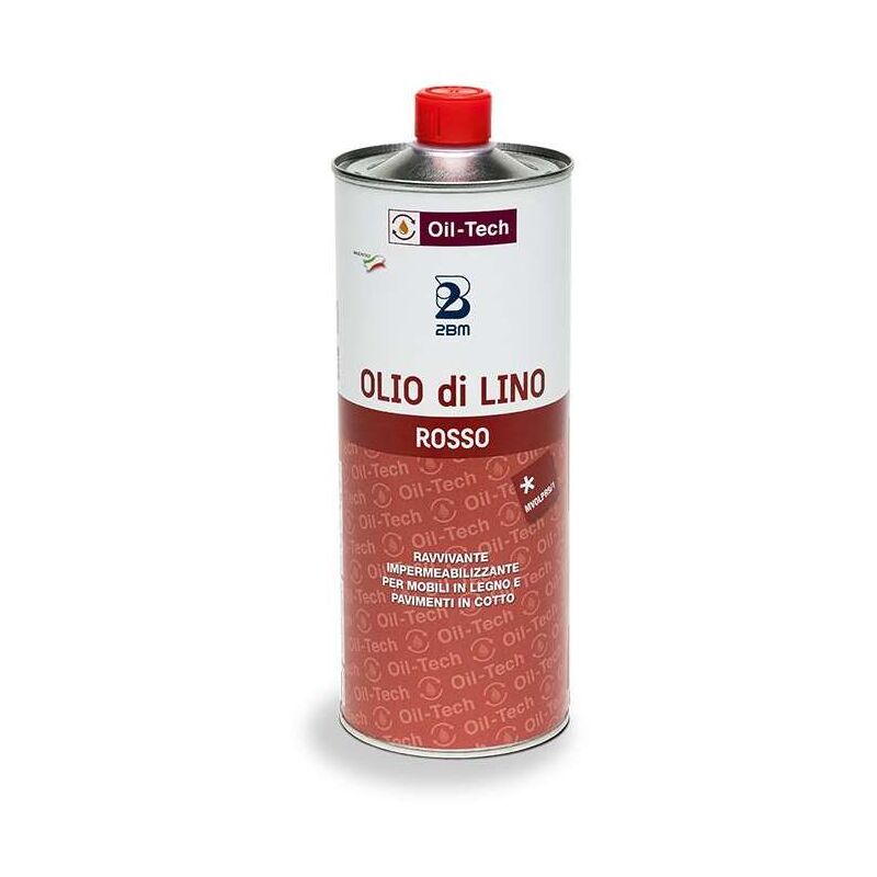 foto del prodotto olio rosso per lucidatura legno 1 l