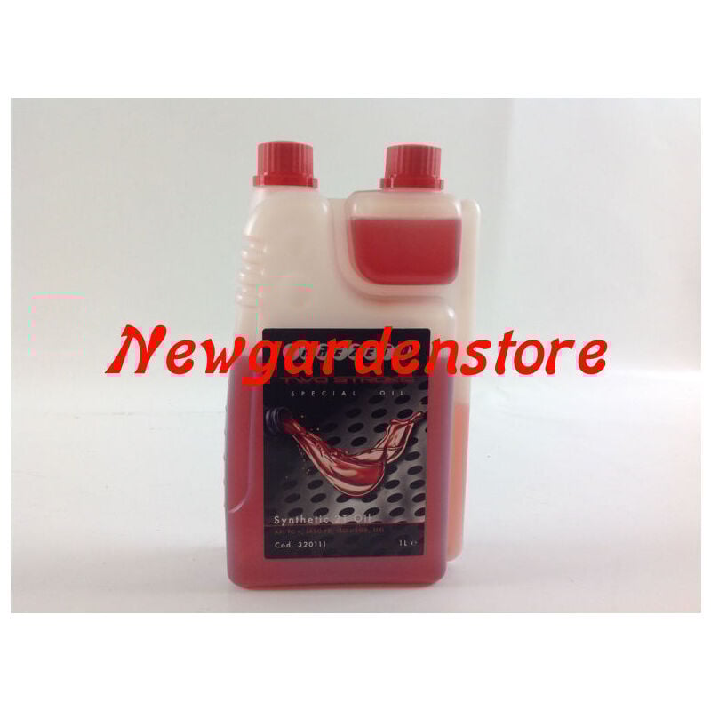 foto del prodotto olio sintetico lubrificante per motori 2 tempi 1lt. macchine giardinaggio 320111