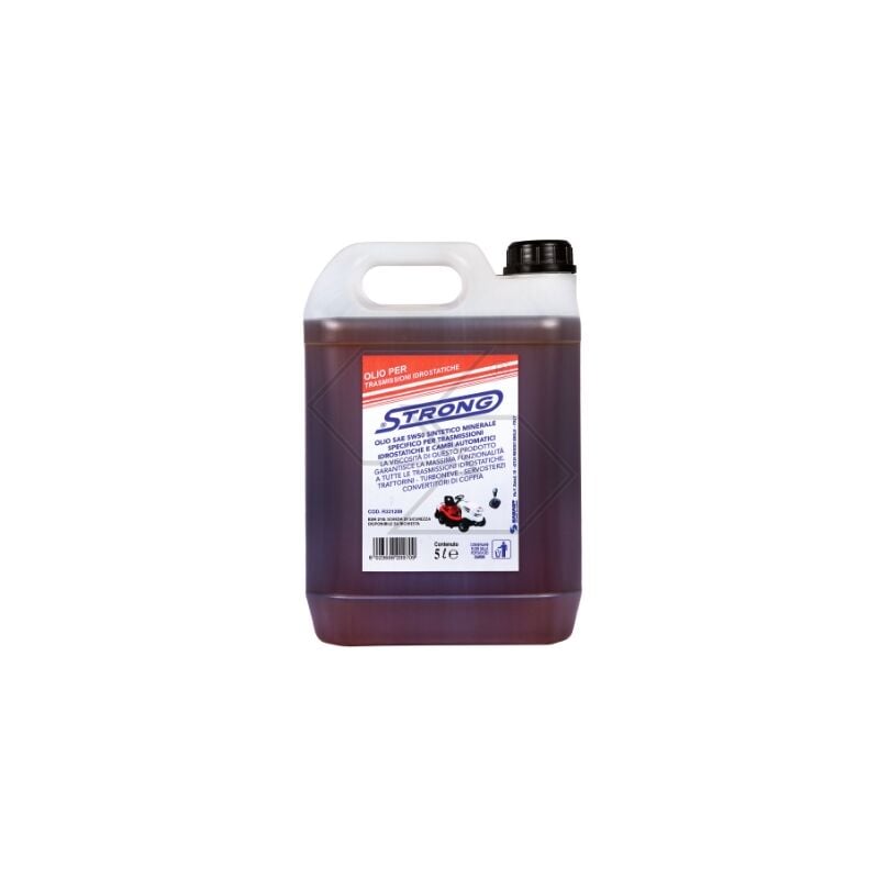 foto del prodotto olio sintetico minerale sae 5w50 strong per trasmissioni idrostatiche 5 litri