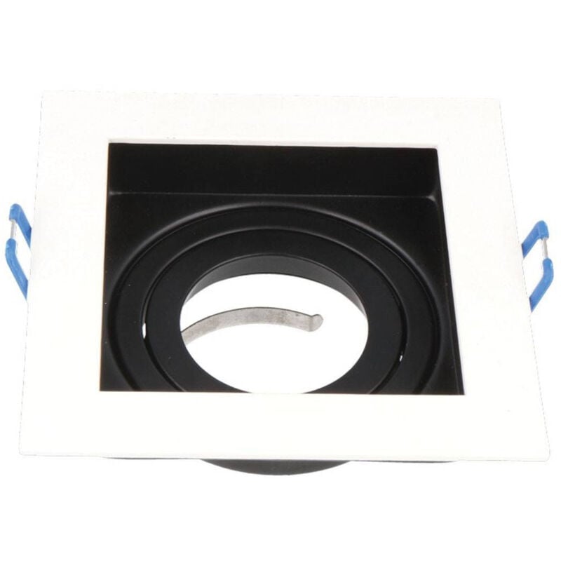 foto del prodotto oltibo spot integrato in alluminio quadrato nero bianco ledline 241307