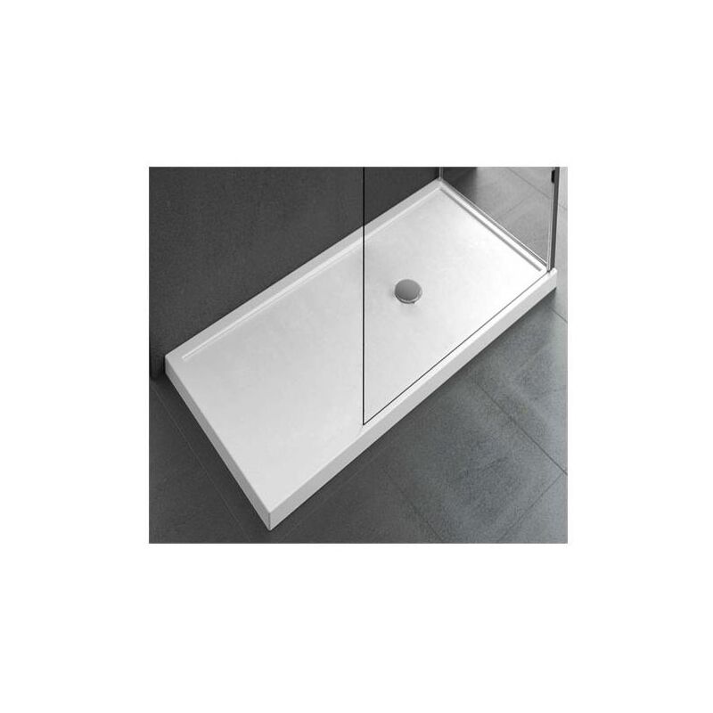 foto del prodotto olympic plus piatto doccia acrilico 120x70 h.11,5 cm piletta 90 bianco ol1207011-30